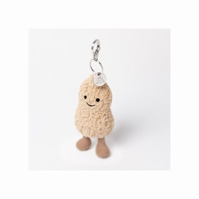 Jellycat Peanut Bag Charm UK | 41270NVCX